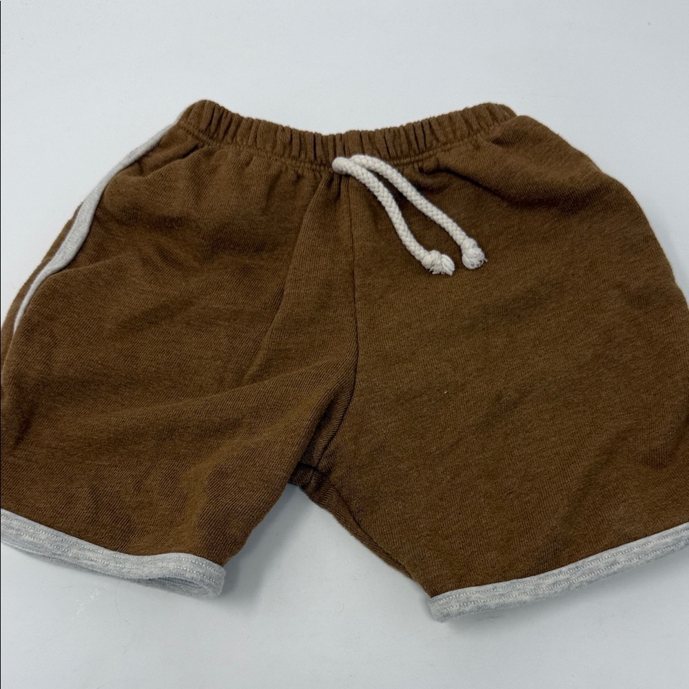 Cozy Brown Kid’s Shorts Elastic Waist Size 5/6